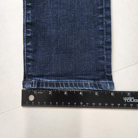 Ag Adriano Goldschmied The Stevie Slim Straight Jean Womens 27 Blue Stretch - Picture 7 of 9